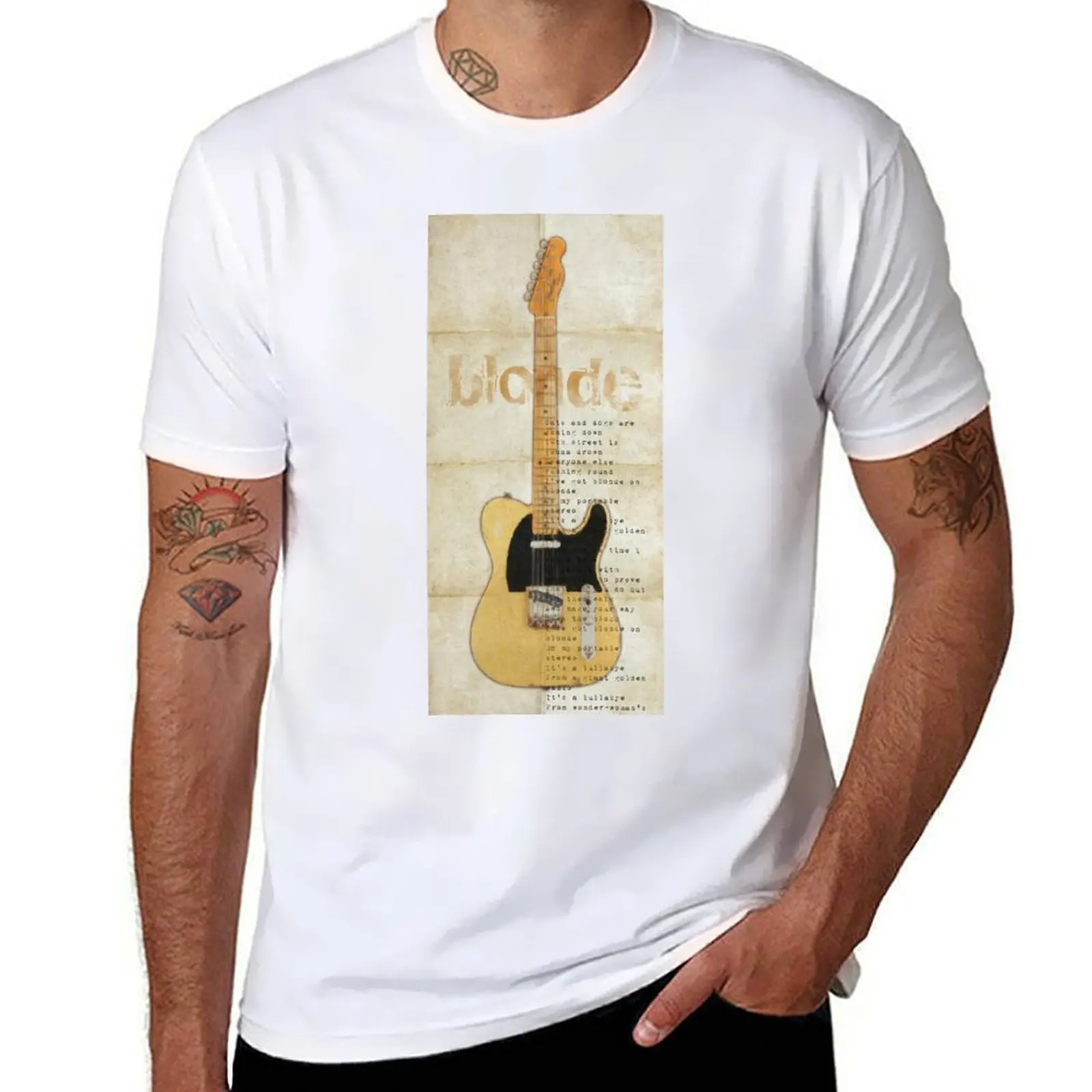 

Blonde on Blonde T-Shirt anime t shirts for man men t shirt cotton 100% T-Shirt