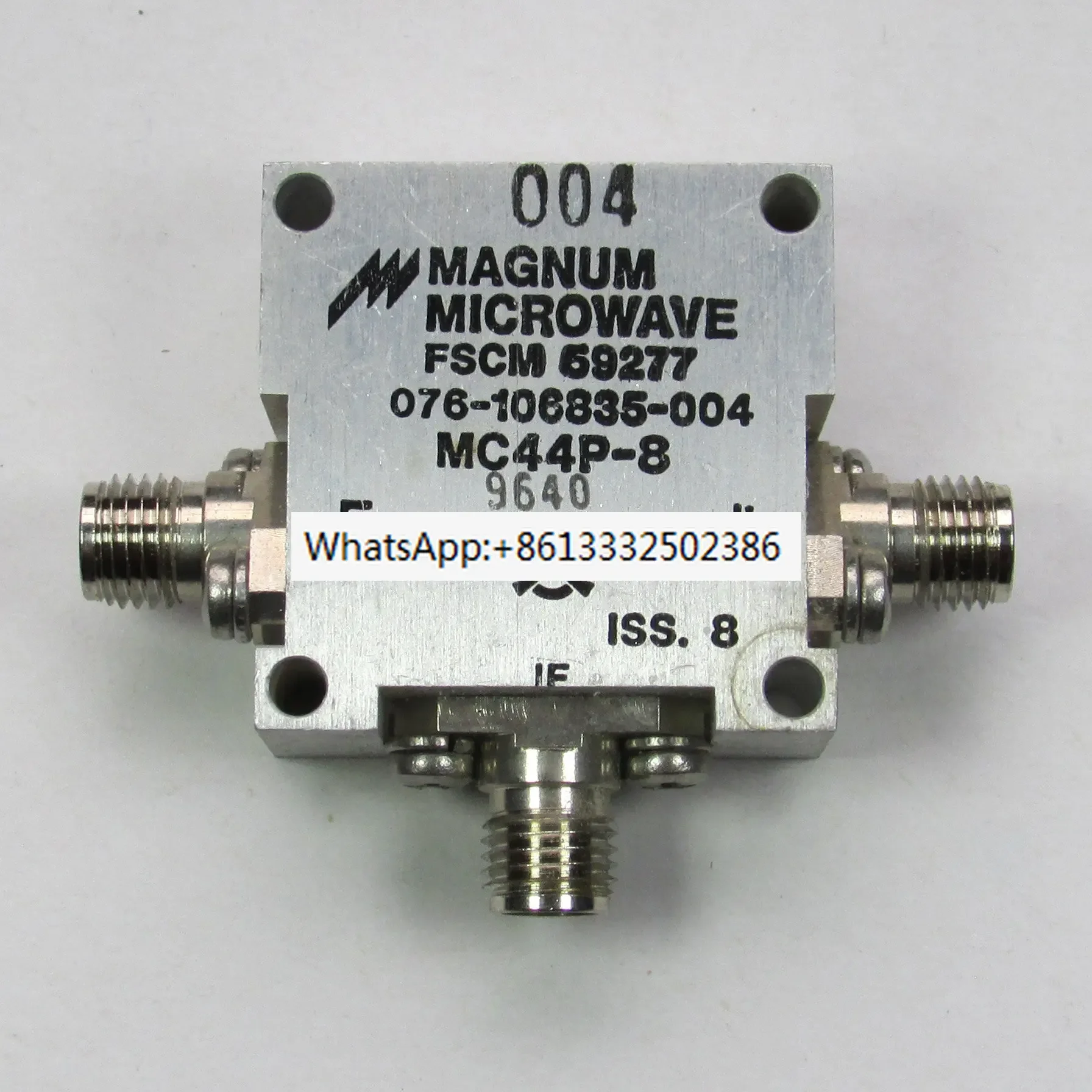 

MAGNUM MC44P-8 4-12GHz SMA RF Coaxial Dual Balanced Mixer