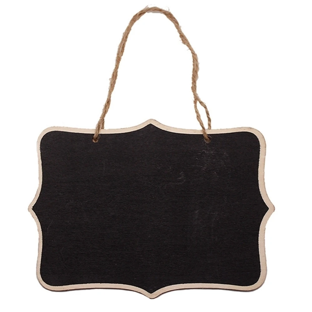 ミニ黒板吊り下げボード,両面黒板,6x8cm,10個,結婚披露宴の名前カード,テーブル番号,長方形