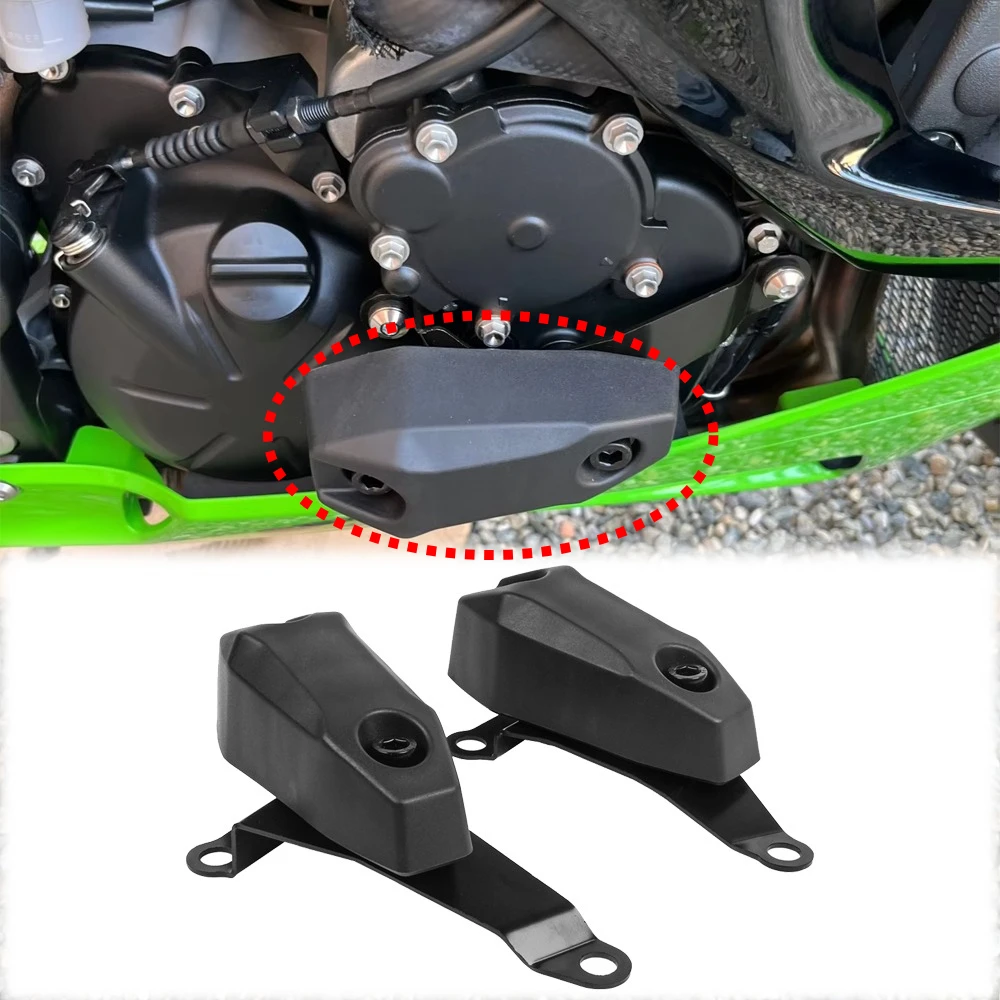 

For Kawasaki Ninja ZX6R ZX-6R 636 ZX 6R ABS KRT Edition 2013-2026 Motorcycle Engine Side Slider Crash Falling Protector Block