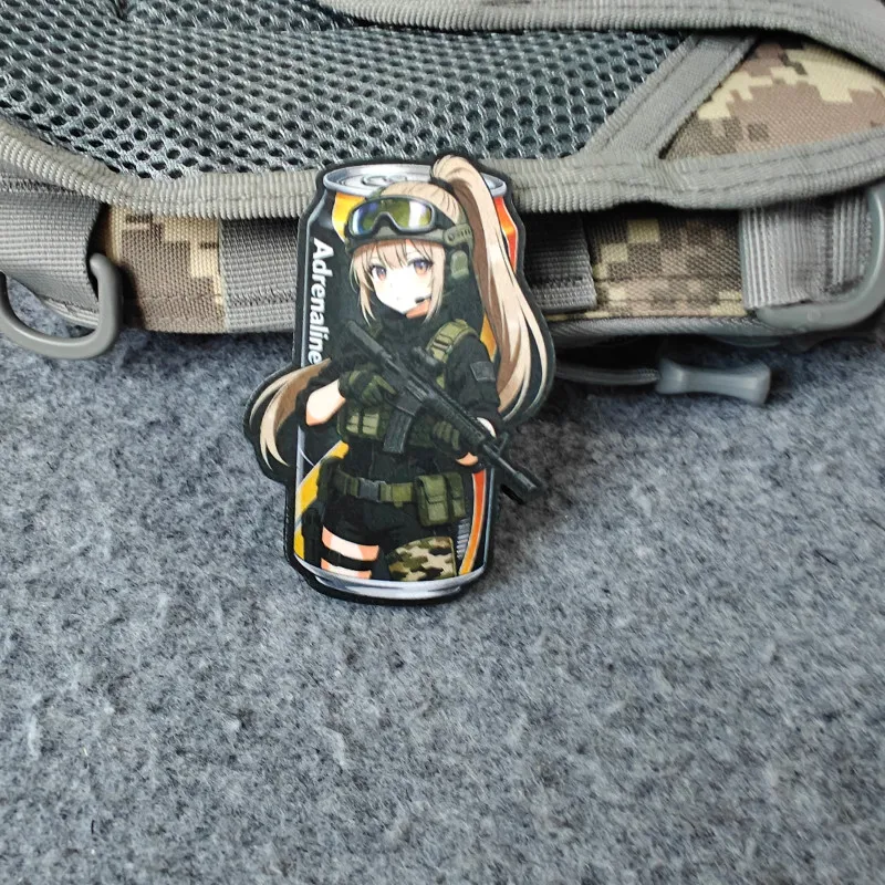 2026 Neuer taktischer Patch, Skelett-Moralabzeichen, für Kleidung, Hüte, Rucksäcke usw., Klettverschluss