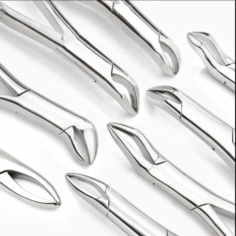 

Dental Tooth Forceps for Children No. 1-8 Minimally Invasive Forceps 48/69X 48XF with Anti Slip Dentistry Tools Materials