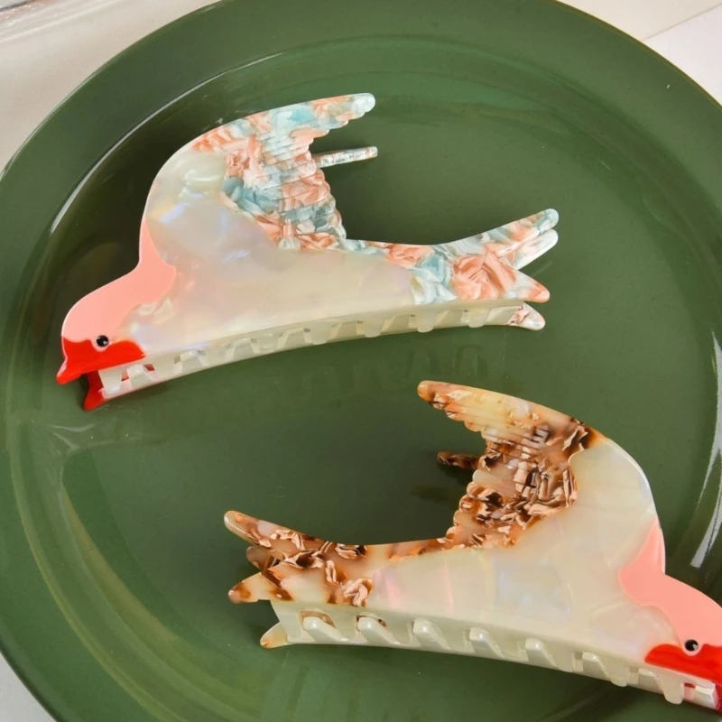 Renkli saç pençe klipsleri kaymaz saç çene kelepçeleri sevimli saç yakalamak için yutmak tokalarım güçlü tutun firkete G