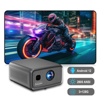 2800 ANSI Projector 4k Android 12 Projecteur  Cubelite MAX Proyector  Video Projector LED Beamer LCD 1080P  Projector