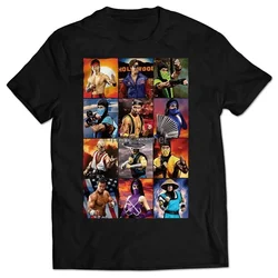 New Fashion T Shirt Mortal Kombat Ii Kombatants T-Shirt Men Summer Tee Shirt