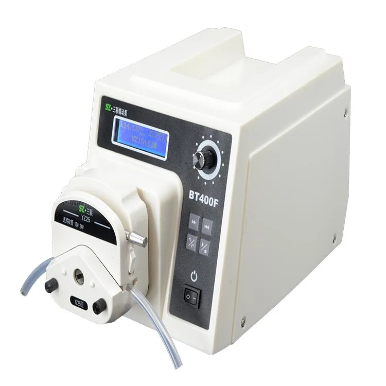 Peristaltic pump, laboratory, high precision, flow display, packaging function, flow calibration, MAX2400ml/min