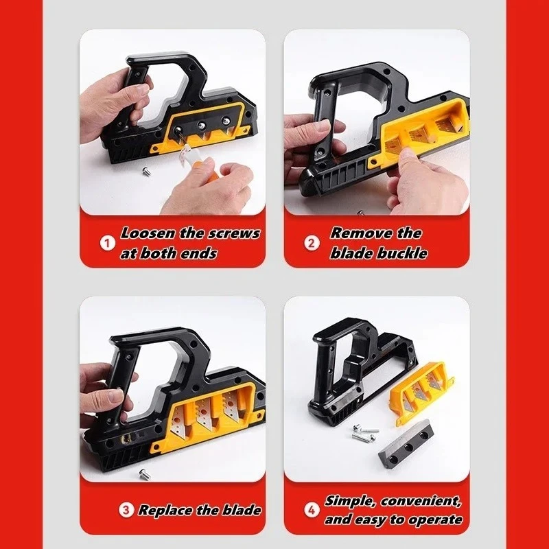 45°/60° Woodworking Chamferer Planers Plasterboard Quick Cutter Gypsum Board Hand Plane Drywall Edge Chamfer Trimmer Hand Tools
