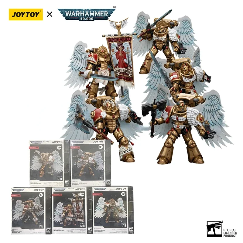 JOYTOY 1/18 Action Figure 40K Blood Angels Sanguinary Guard อะนิเมะทหาร