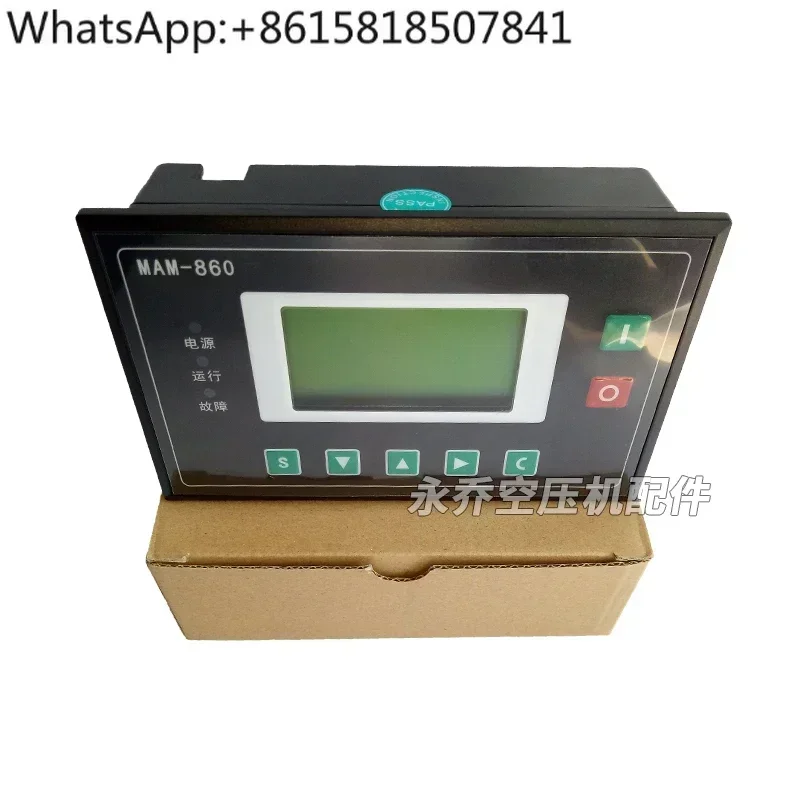 Screw Air Compressor MAM860 (B) Controller Display Plate 860 PLC Air Compressor Control Panel