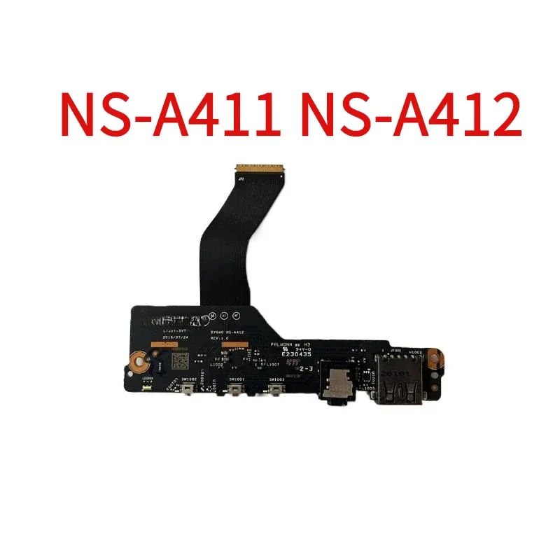 For YOGA 900-13ISK 900-13ISK2 Laptop USB Audio Power Button Board HDMI With Cable BYG40 NS-A411 NS-A412 DA30000FQ30 100% Tested