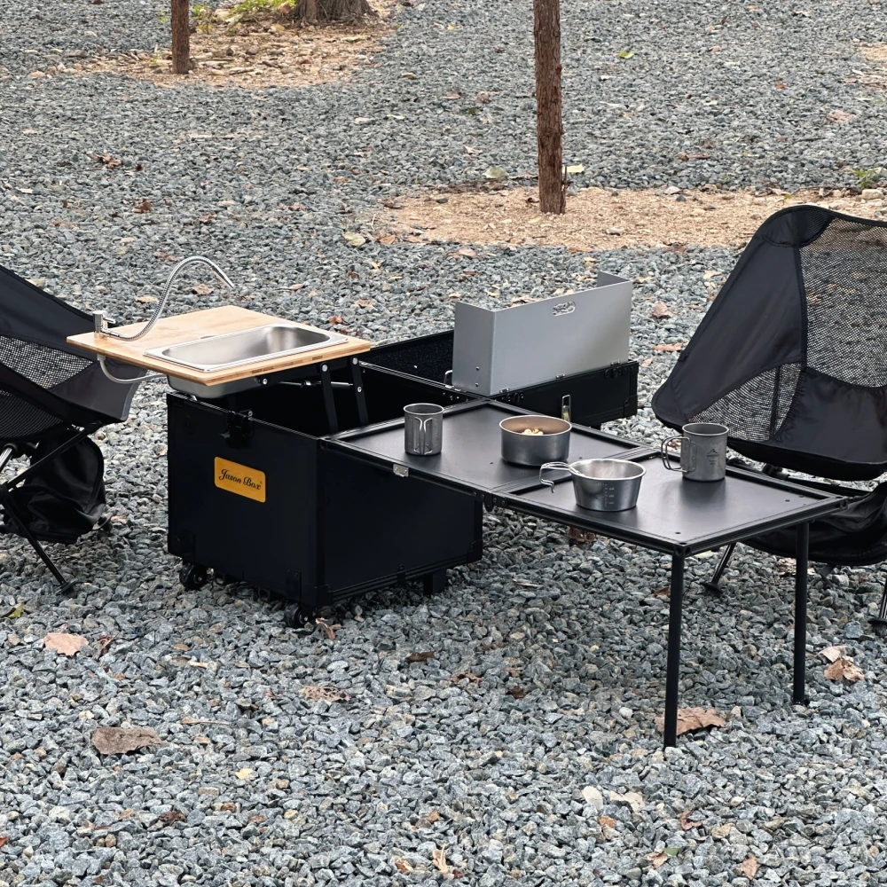 캠핑 야외 휴대용 이동식 주방 자동차 자가 운전 여행  - Outdoor Hunting Kitchen 리뷰 및 가격