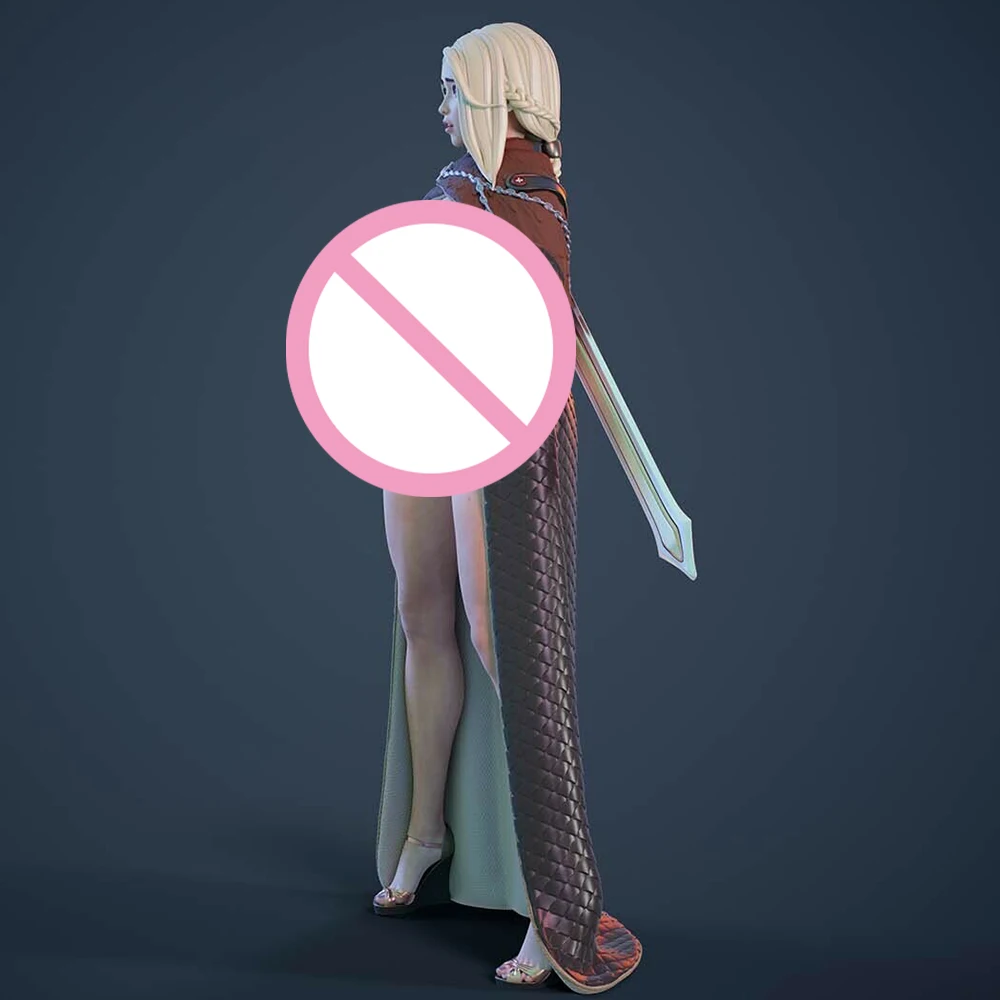 โมเดลพิมพ์ 3 มิติ นักรบหญิงสุดเซ็กซี่  ชุดประกอบโมเดลเรซิ่นยังไม่ลงสี  แบบจำลองขนาดเล็ก  ชุดประกอบโมเดล DIY  ของเล่นสำหรับผู้ใหญ่ ﻿