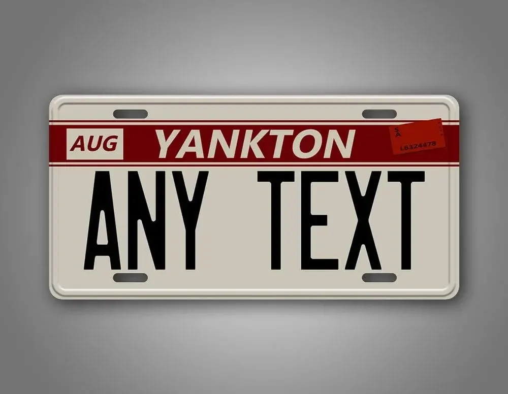 Your Text Custom License Grand Theft Auto V North Yankton License Plate Replica Personalized Text Novelty Tag Home Decoration