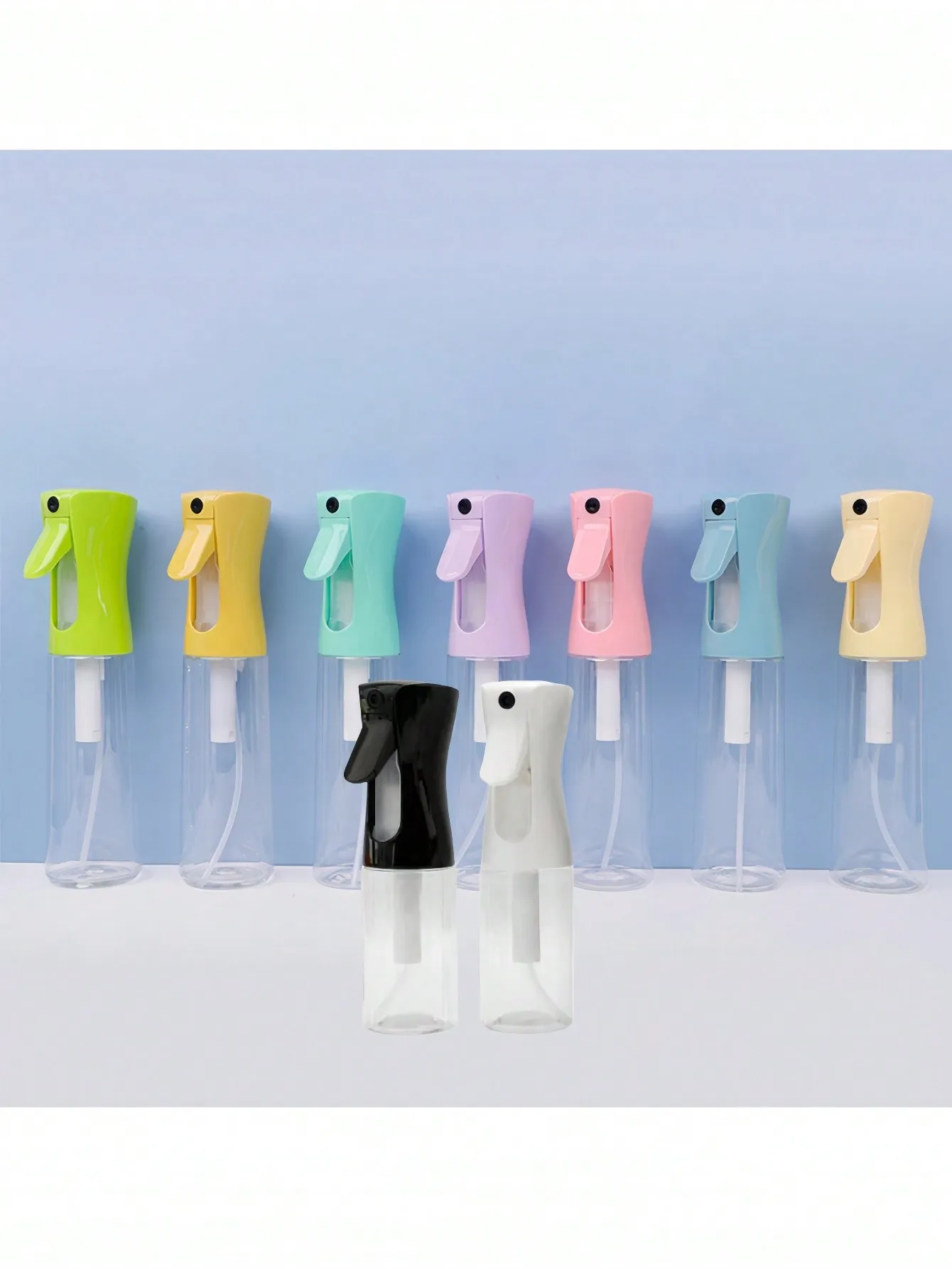 1Pcs 200ML Continuous Fine Mist Spray Bottle for Plants Cleaning Haircare Atomizer for Hair Styling and Facial Cleansing