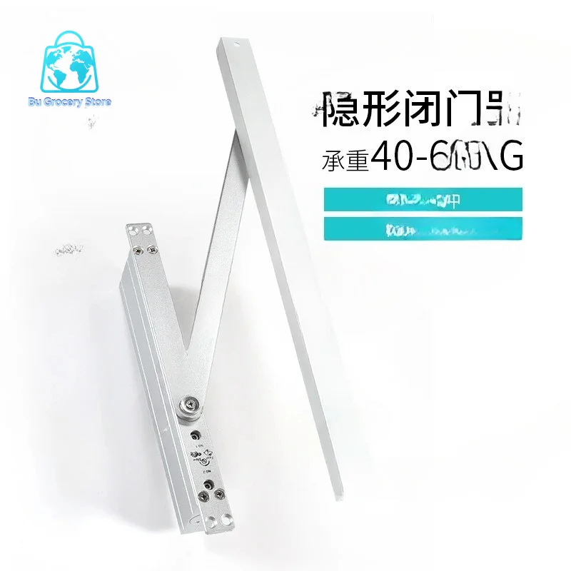 Concealed Door CloserUltra-thin 23mm Hotel Hotel Door Automatic Door Closer Hydraulic Buffer Concealed