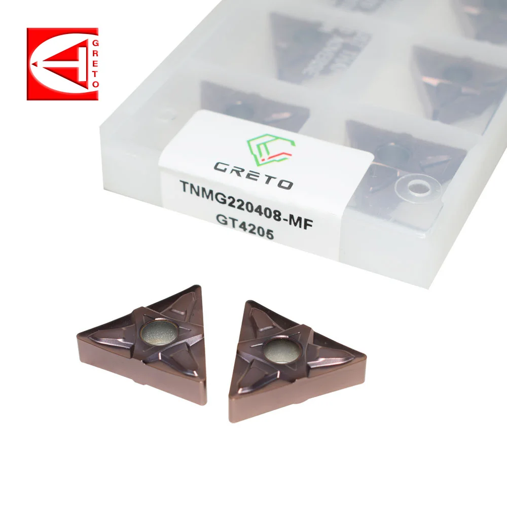 

GRETO TNMG220404-MF GT4202 GT4205 карбидный токарный инструмент для планшета Cnc вставки TNMG2204 TNMG 220408 фонарь TNMG331