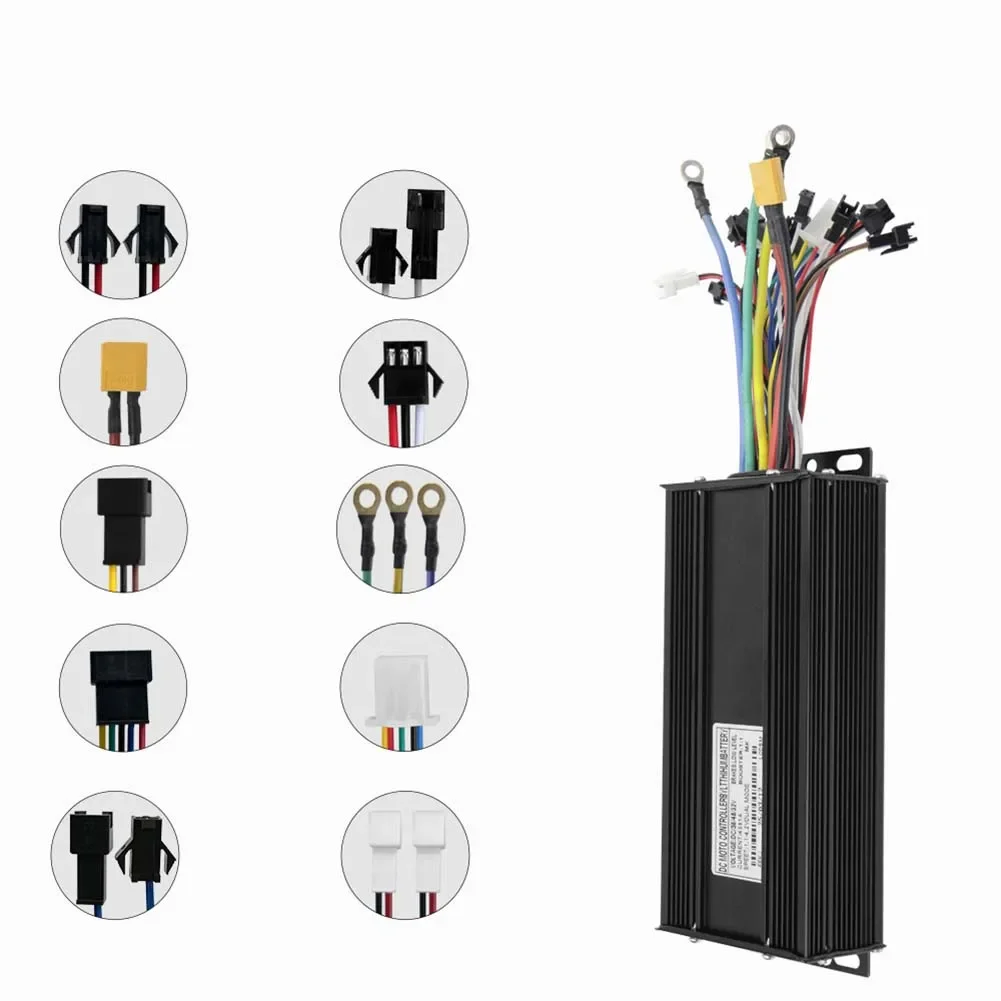 

Electric Bicycle Parts E-bike Controller Aluminum Alloy 2000W E-bike Parts Aluminum Alloy Material Sensitive Braking Control