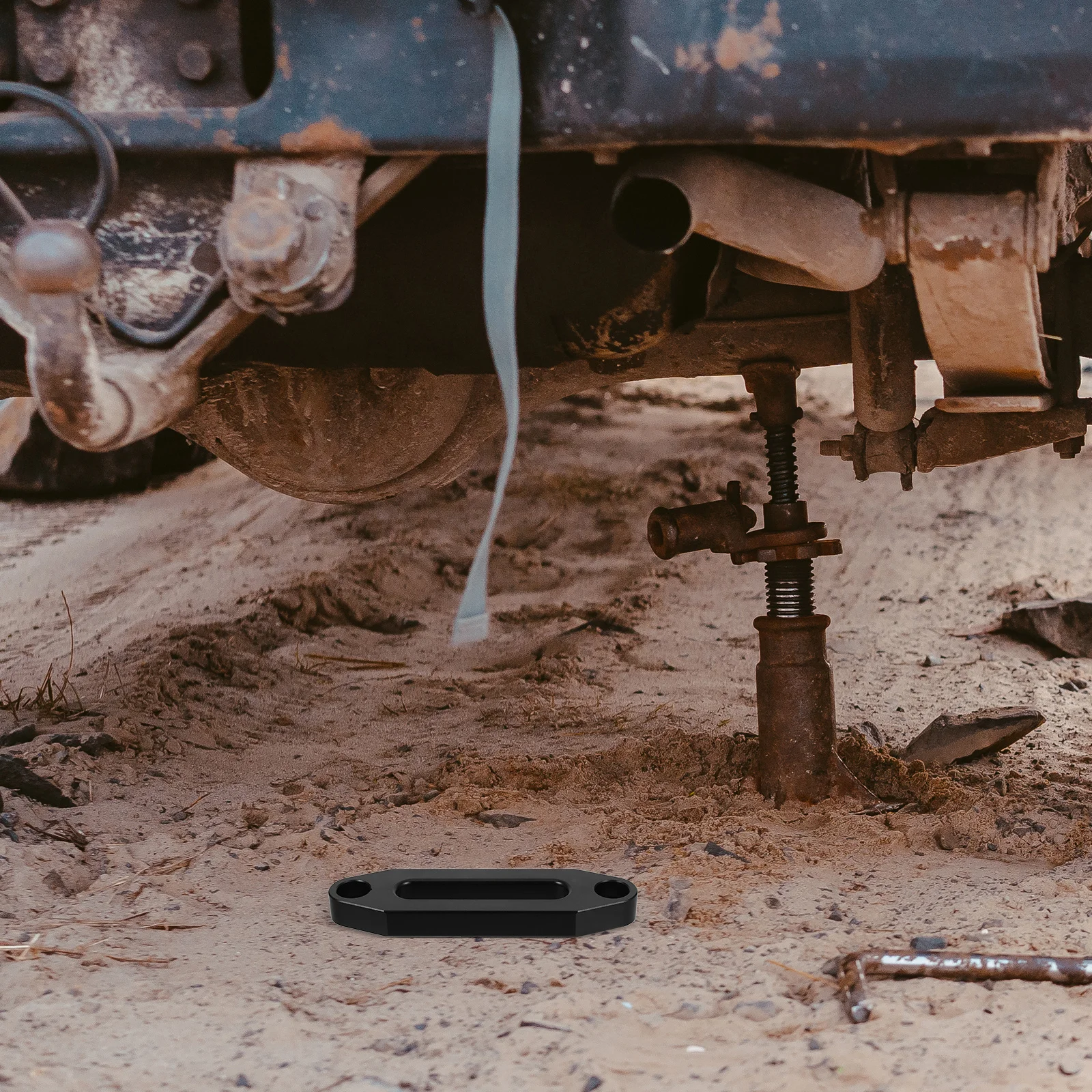 

Durable Aluminum Fairlead Winch Accessory Smooth Operation Easy Install Towing Offroad Vehicle Accessories