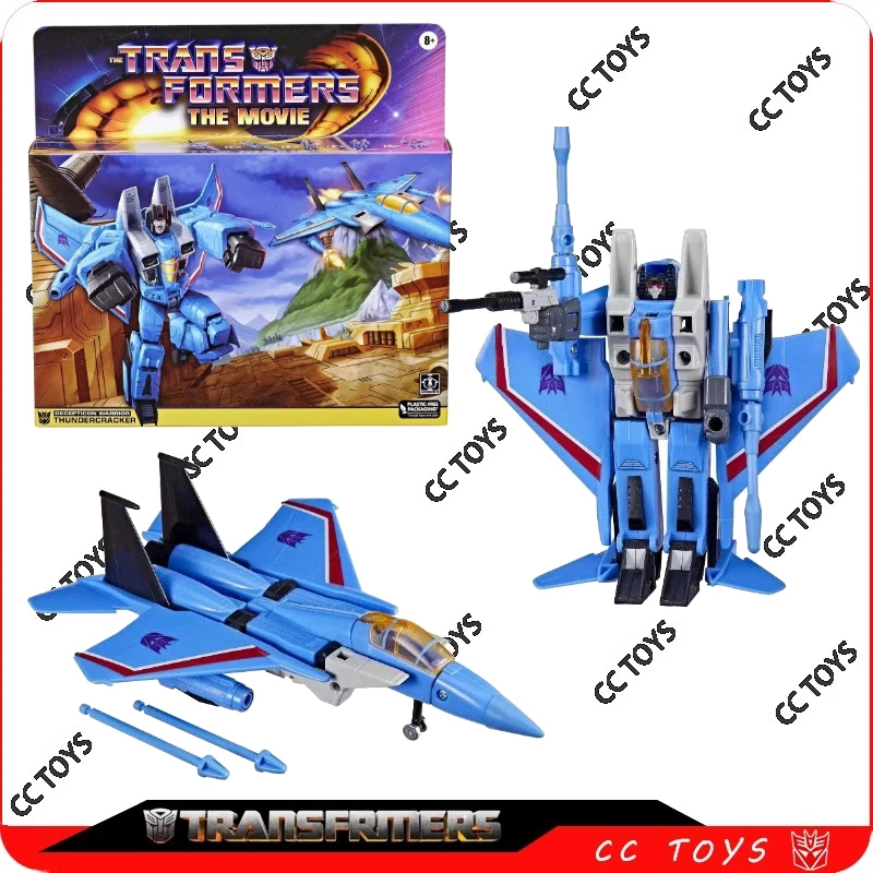 

In Stock Hasbro Transformers Toy G1 replica Thundercracker Models Anime Movie Toys Robots Action Figures Gifts Hobbies