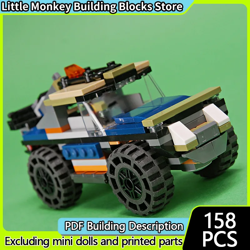 

Speed Racing Car Model MOC Building Bricks Wild Off-Road Vehicle Modular Technology Children Holiday Gifts Assemble Toys Suit