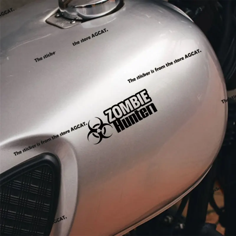 

Tear Resistant Decal for Motorcycle Car All Vehicle Decor Zombie Hunter Biohazard 2D Flat Waterproof Vinyl Sticker
