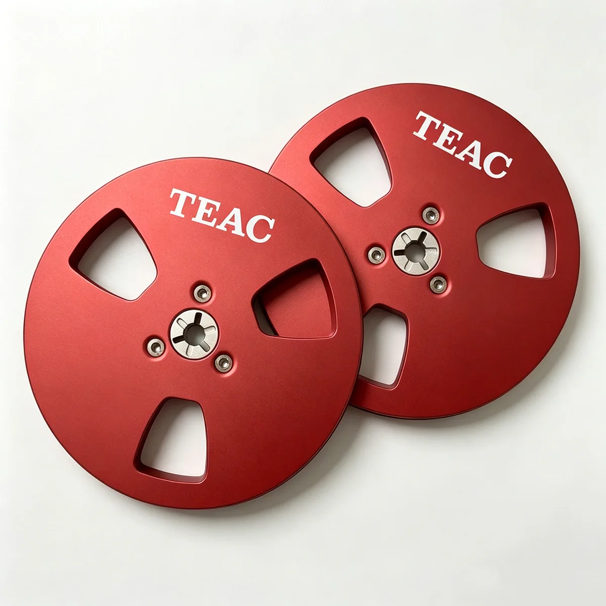 Bobina de aluminio estándar de 5 1/4 pulgadas para AKAI, bobinas vacías para grabadoras de cinta de rollo a rollo, bobina de recogida para Teac/Pioneer/AKAI/Tascam