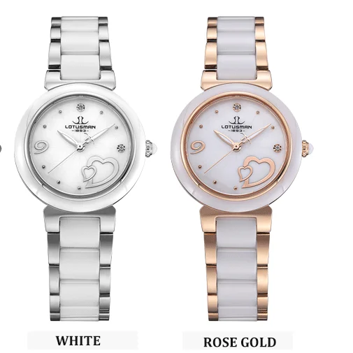 

Stainless Steel Case Back Quartz Quality Watch Fashion Charm Business Style Ladies Luxury