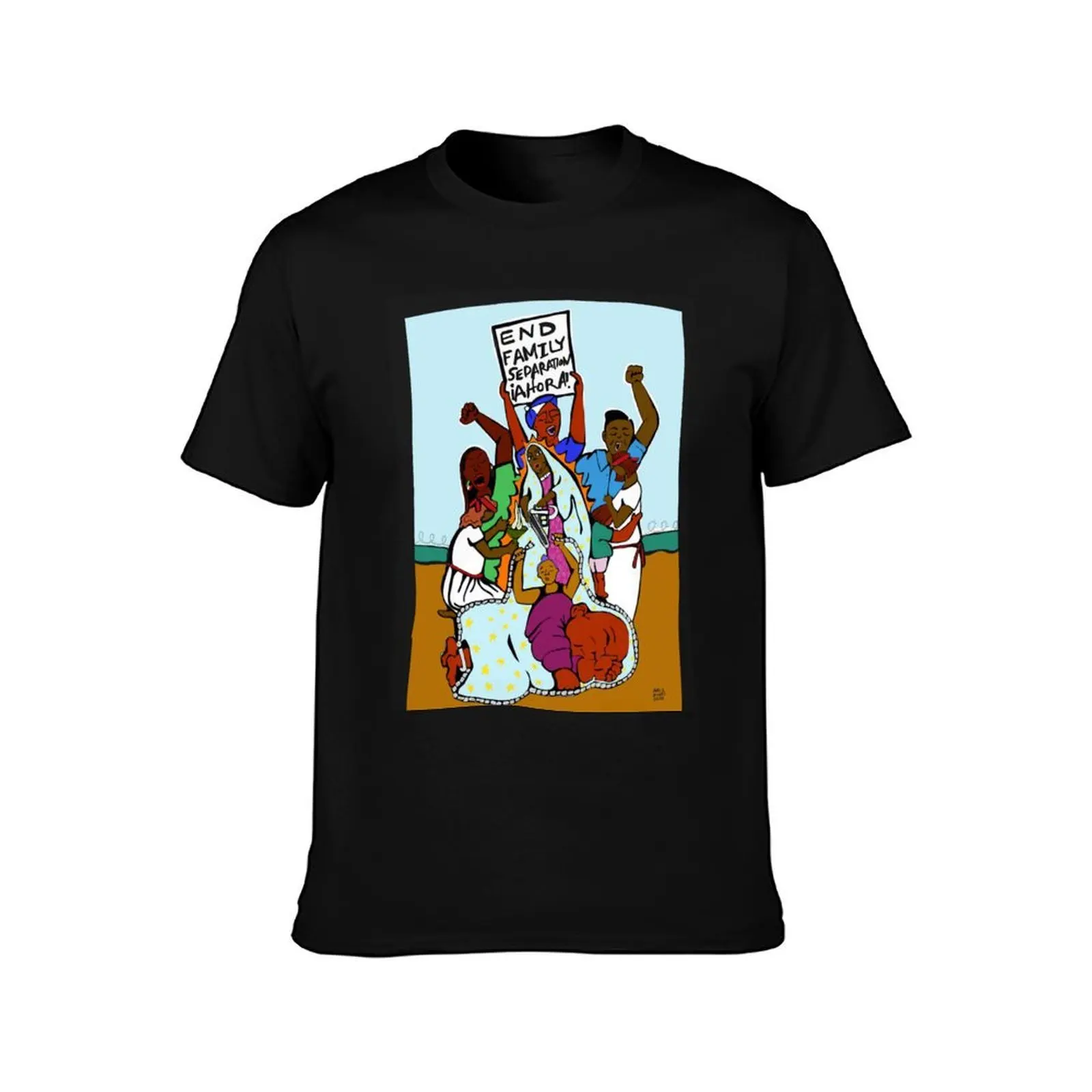 End Family Detention 2019 T-Shirt Casual Fashion Short Sleeve Cotton T-Shirt