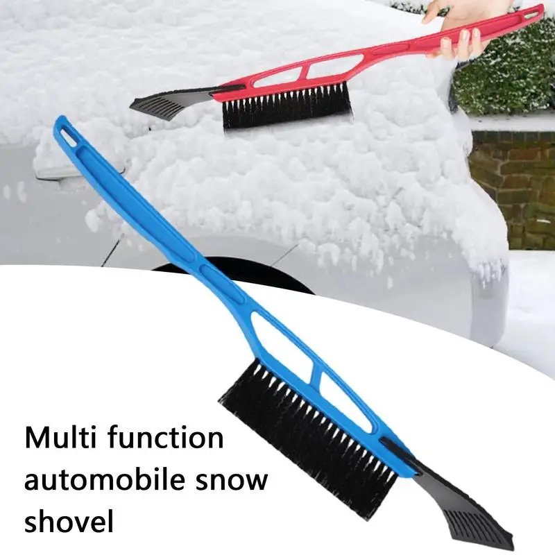 

Multifunctional Car Snow Shovel And Scraper Ergonomic Grip Design Snow Shovel And Scraper Winter De-Icing Tool For Windshields