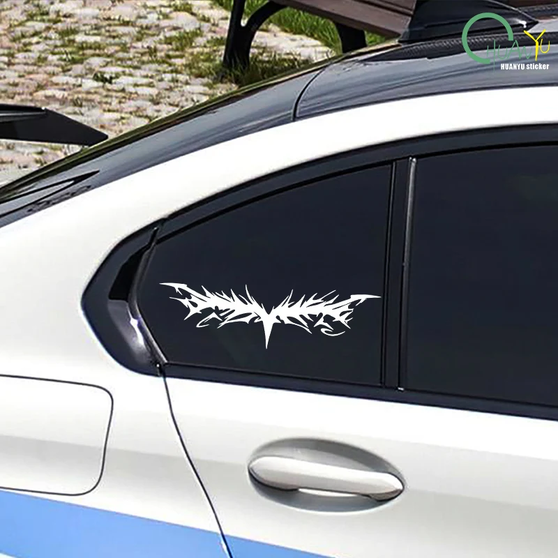 Hollow out Car Stickers Original Hand drawn Destruction Gothic Dark Graffiti Auto Motorcycle Waterproof Decorative Stickers