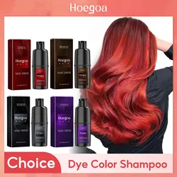 Instant Dye Shampoo DIY Hair Dye Natural Black Color Repair Gray White Hair Non-Irritating Hair Coloring Shampoo For Men Women
