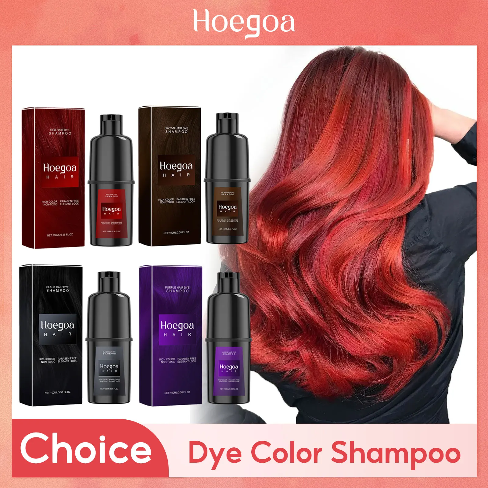 Instant Dye Shampoo DIY Hair Dye Natural Black Color Repair Gray White Hair Non-Irritating Hair Coloring Shampoo For Men Women