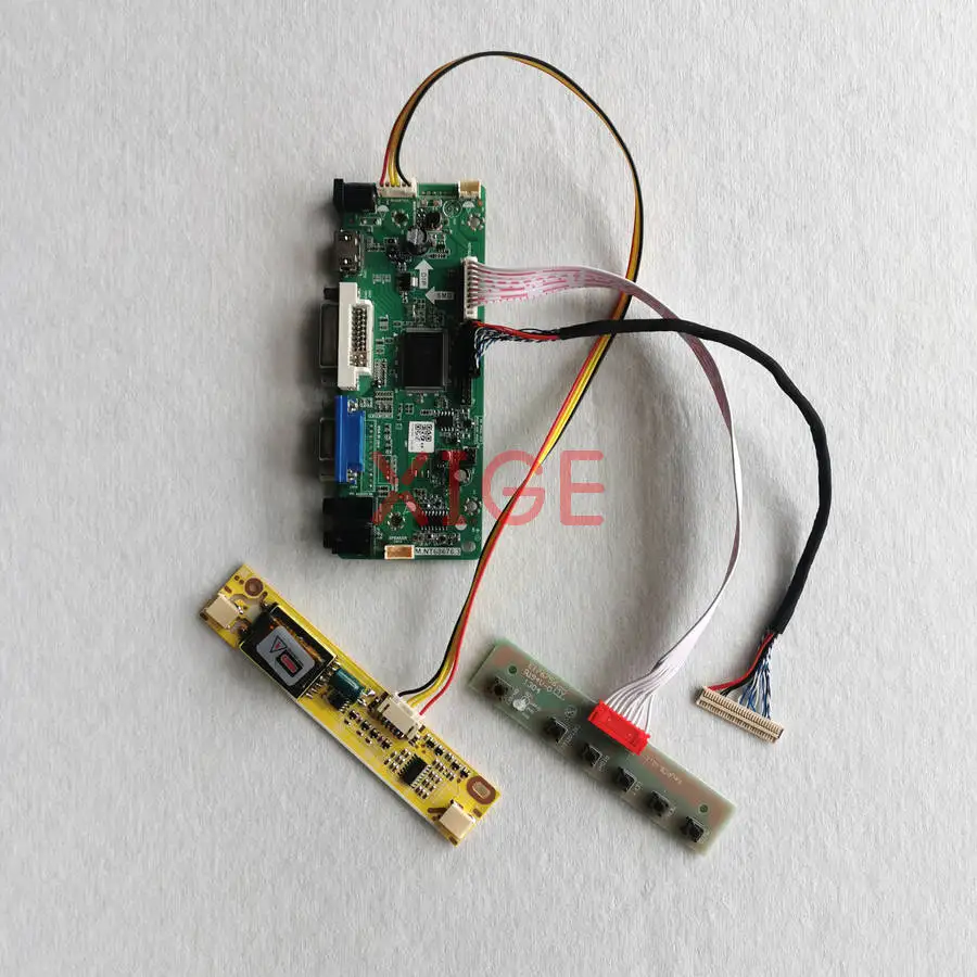 

For LM215WF2 LM215WF1 M215HW01 M215HW03 Matrix Controller Drive Board DIY Kit 1920x1080 HDMI+DVI+VGA 1920*1080 2-CCFL LVDS-30Pin