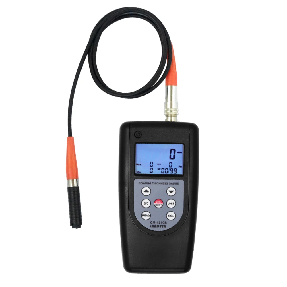 CM-1210B Portable Coating Thickness Tester F Magnetic Induction & NF Type Eddy Current Coating coating paint thickness tester