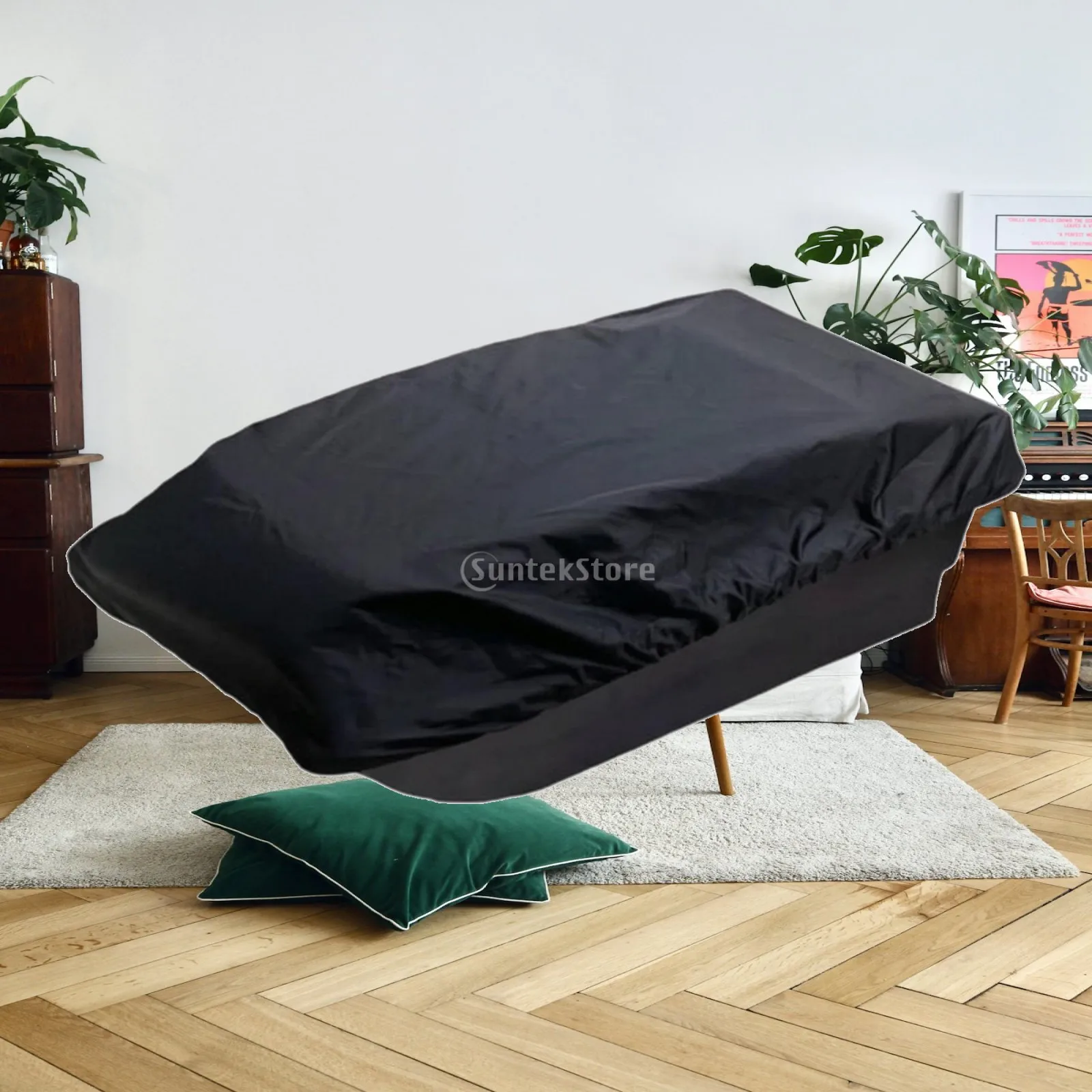 Silver Coated Oxford Sled Cover Protective Storage Bag for Sleds Fits Most Sizes for Winter Gear