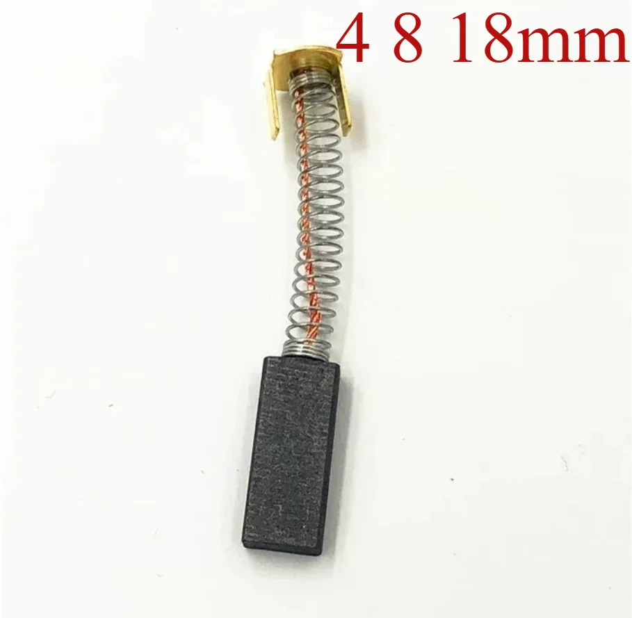 50pc / 100pc 80-2 Centrifuge Carbon Brushes 4×8×18mm High Wear Resistant | Replacement for 900/1000 Type Film Sealing Machine