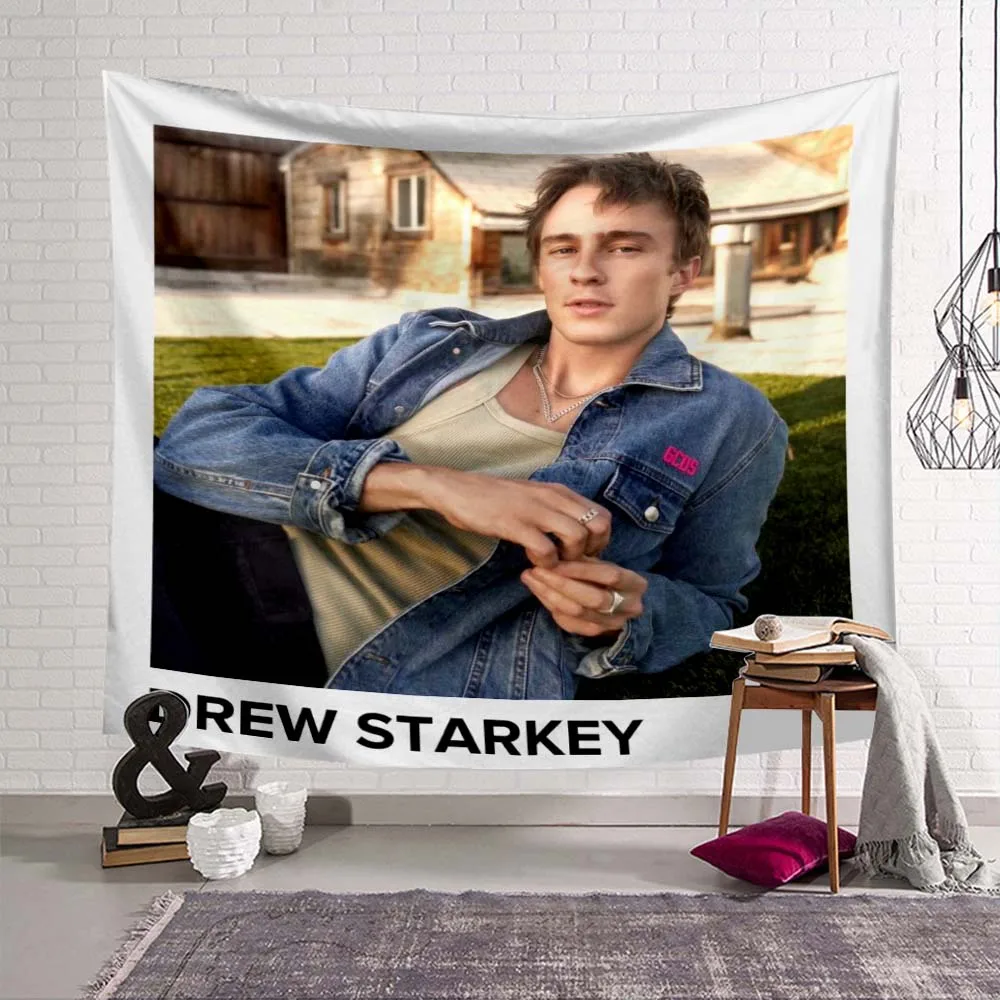 American Starkey Drew bedruckter Wandteppich, Wandbehang, Flaggen, Wandteppich, Dekor für Raumdekoration, Geschenk für Kinder – Detail 5