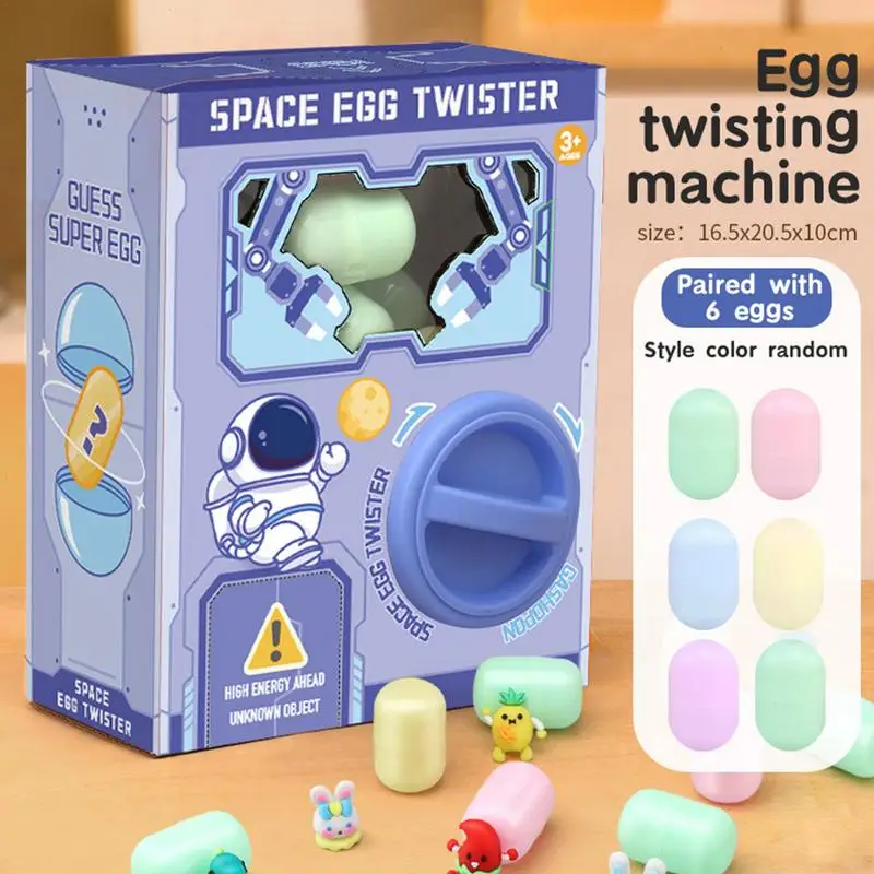 Cute Christmas Egg Vending Machine Surprise Doll Machine Mini Claw Machine Christmas Prize Dispenser Toy For Boys Girls Gifts