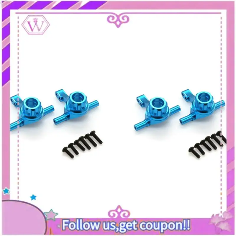 

Upgraded 4Pcs Metal Front Upright Knuckle Arms Steering Knuckle For Tamiya TT02 TT-02 1/10 RC Car Upgrade Parts