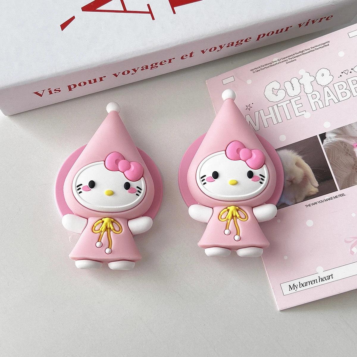 

Cute For Hello Kitty Wizard Phone Grip Pop Socket, Kawaii Pink For Hello Kitty Phone Holder Stand, Cute Cartoon Phone Accessory