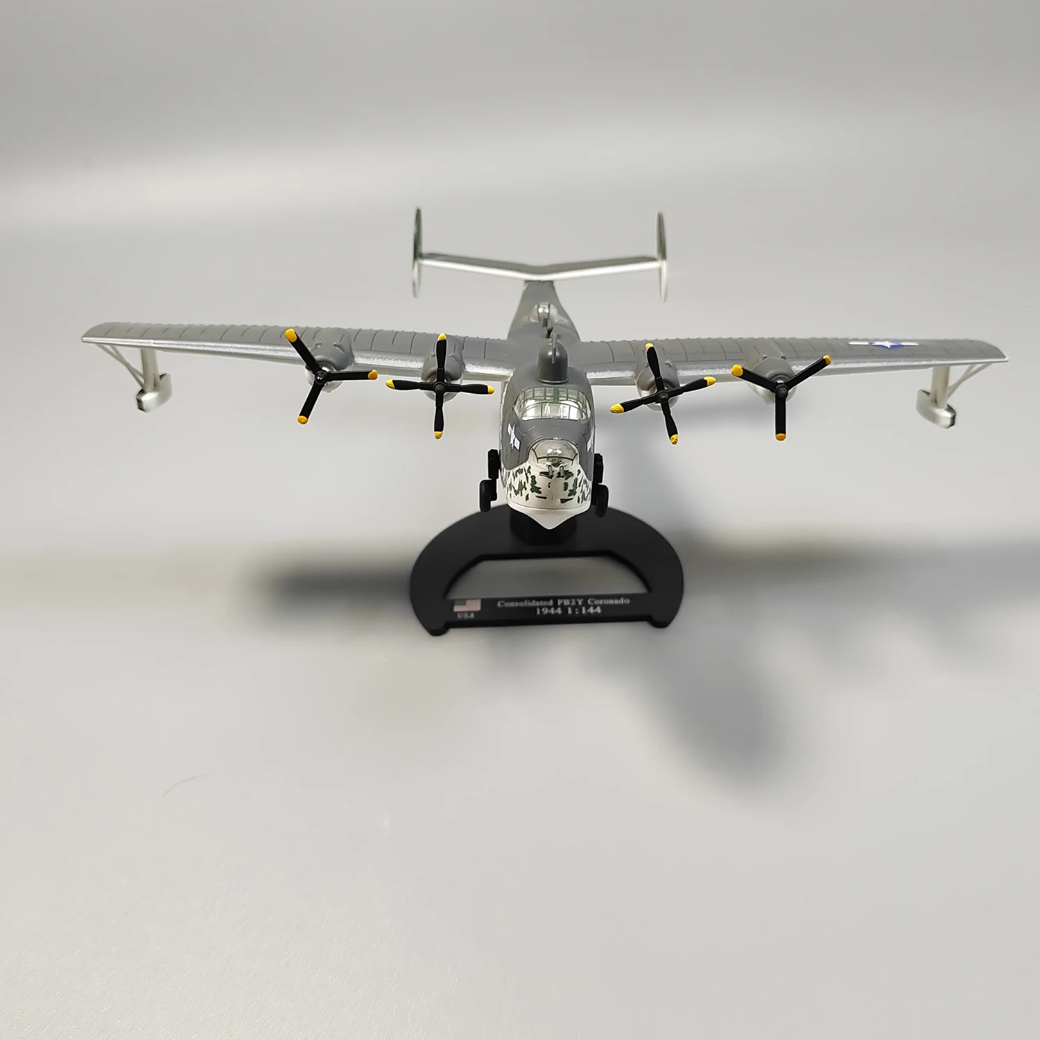 1:144 Scale America PB2Y Coronado Seaplane Rescue Plane Model Diecast Alloy Classics Toys Souvenir Ornament Gifts Static Display