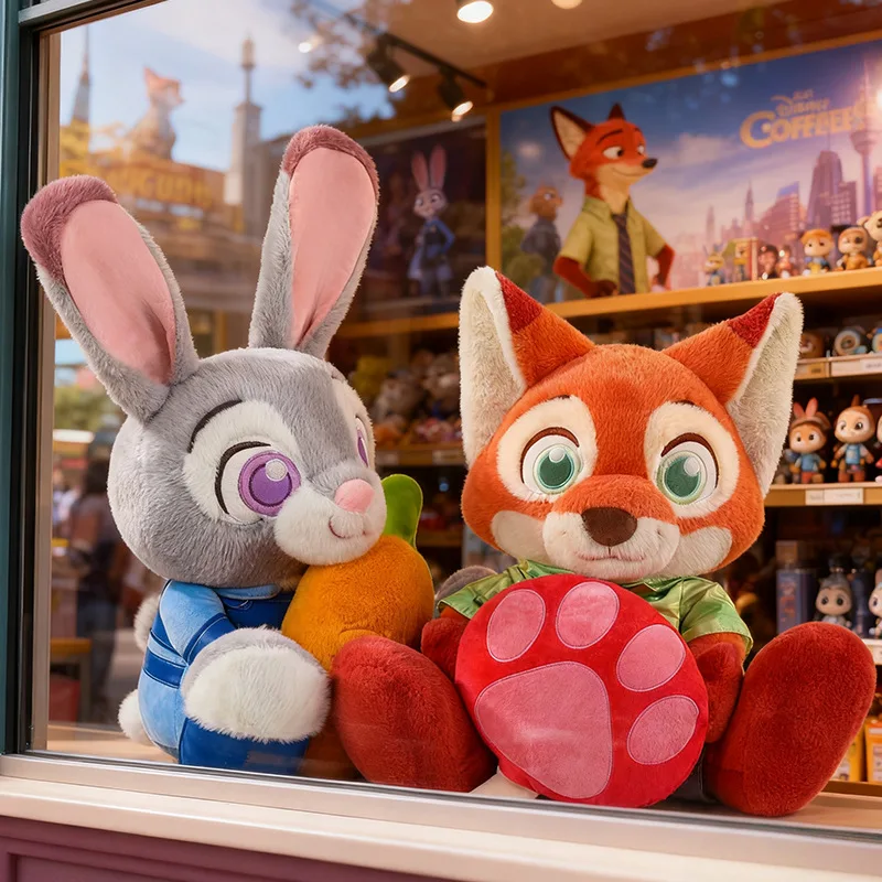 ديزني لطيف Zootopia جودي نيك ضابط Clawhauser الحلو جميل ألعاب من نسيج مخملي محشوة الحيوان عيد الميلاد هدية عيد الميلاد للأطفال والأزواج #3