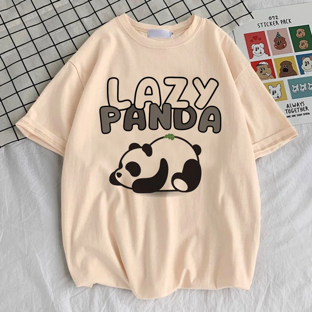 

Panda shirt girl Pastel anime hip hop Retro women streetwear shirt Vintage Graphic Trendy University Y2k Gothic