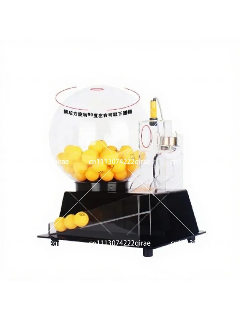 Automatic Red Lottery Machine Lucky Draw Machine Transparent Bingo Cage for Raffle