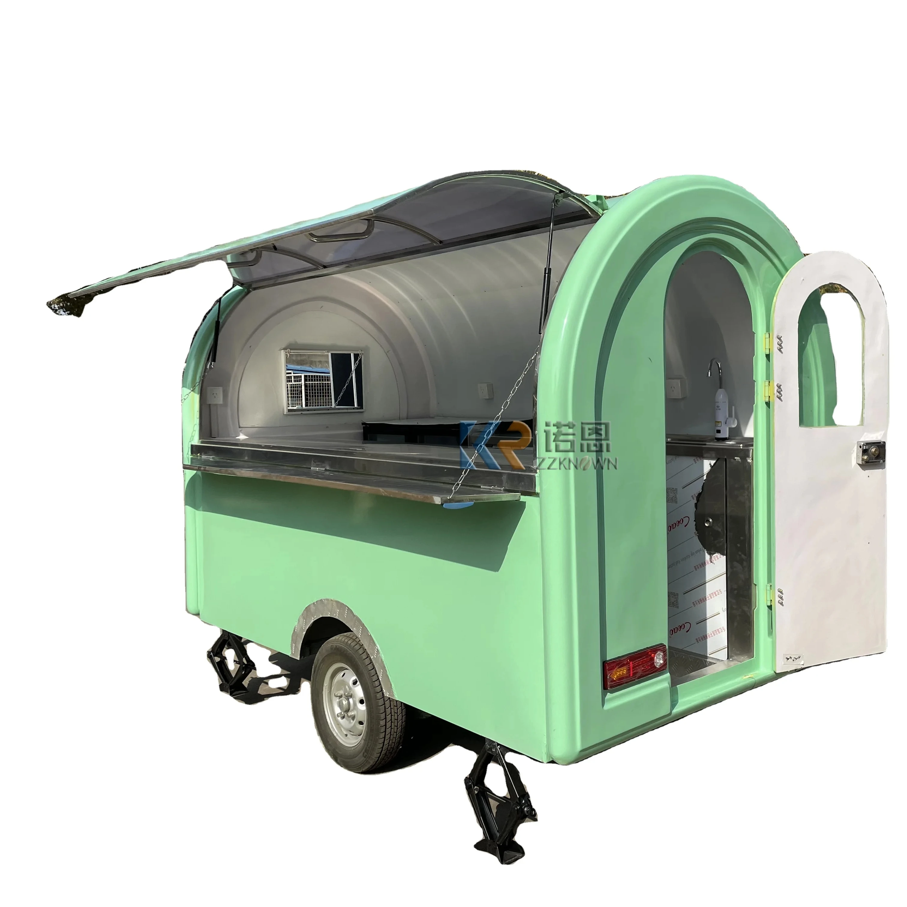 

2024 OEM Restaurant Fast Food Truck with Full Equipment Kitchen Coffee BBQ Food Cart Kiosk Mobile Street Food Trailer