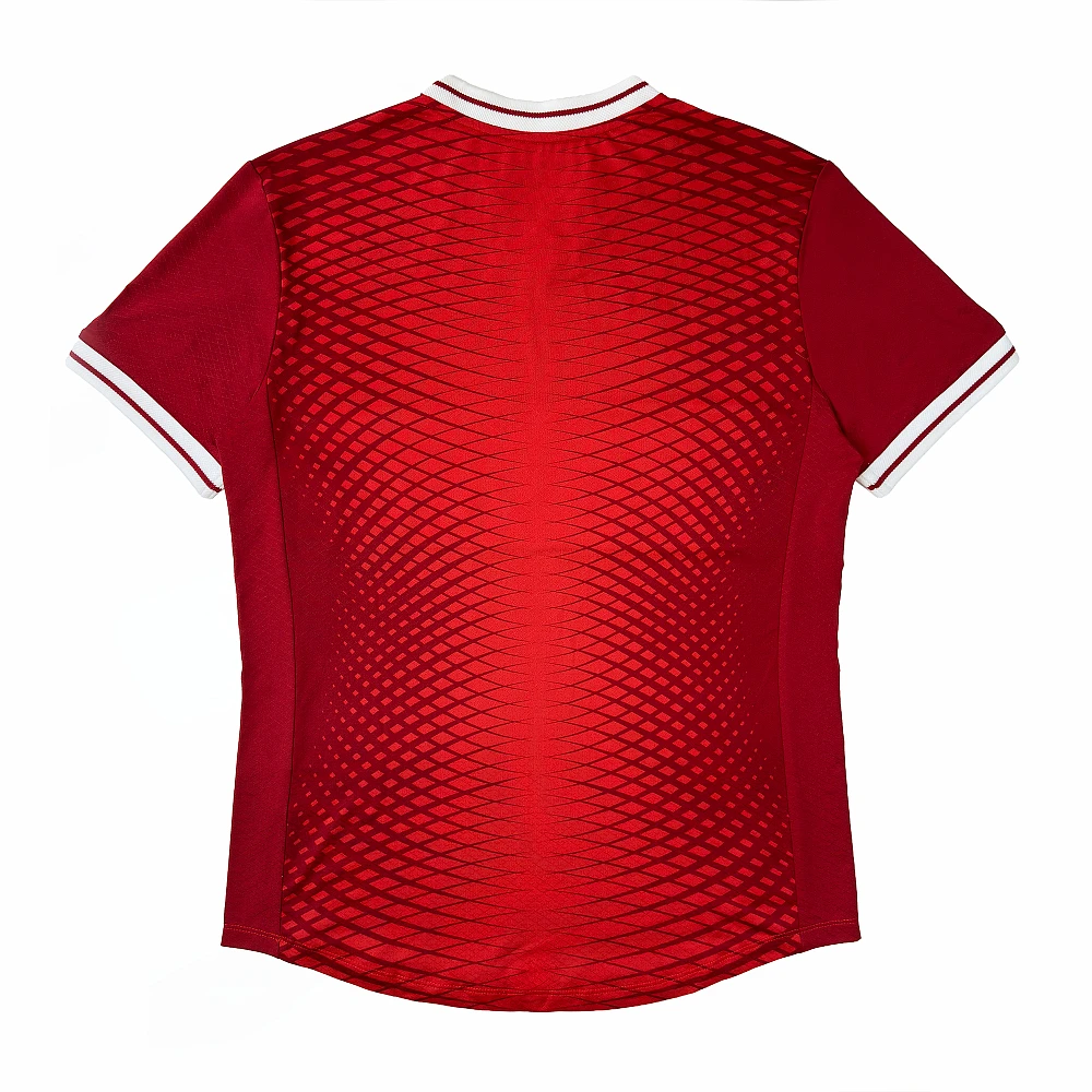Spartak Moskau Fan-Heimtrikot für Herren, kurzärmelig, rot-weißes Fußball-T-Shirt, atmungsaktives Sport-Trainings-Oberteil für Fans. – Detail 3