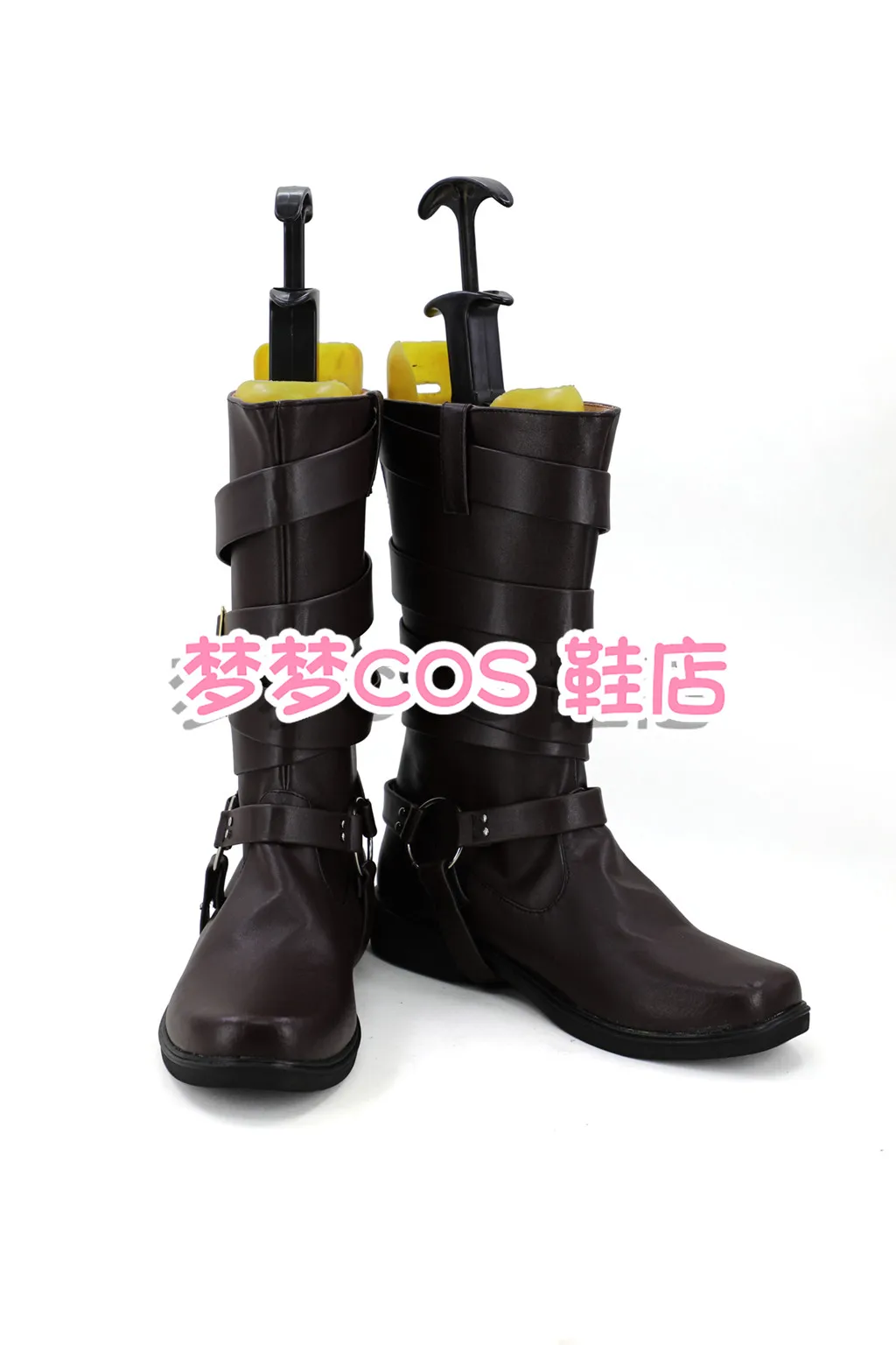 Anime Devil May Cry 5 Dante Cosplay Shoes Black Short PU Leather Flat Sole Boots For Halloween Carnival