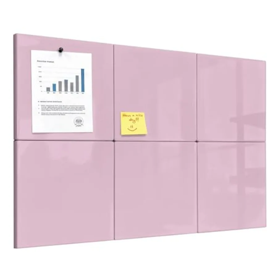 

Magnetic Board 6 Pack Magnetic board for wall 11.8 x 11.8 Inch Dry Erase Board for Students Board Dry Erase Set for Fridge Offi