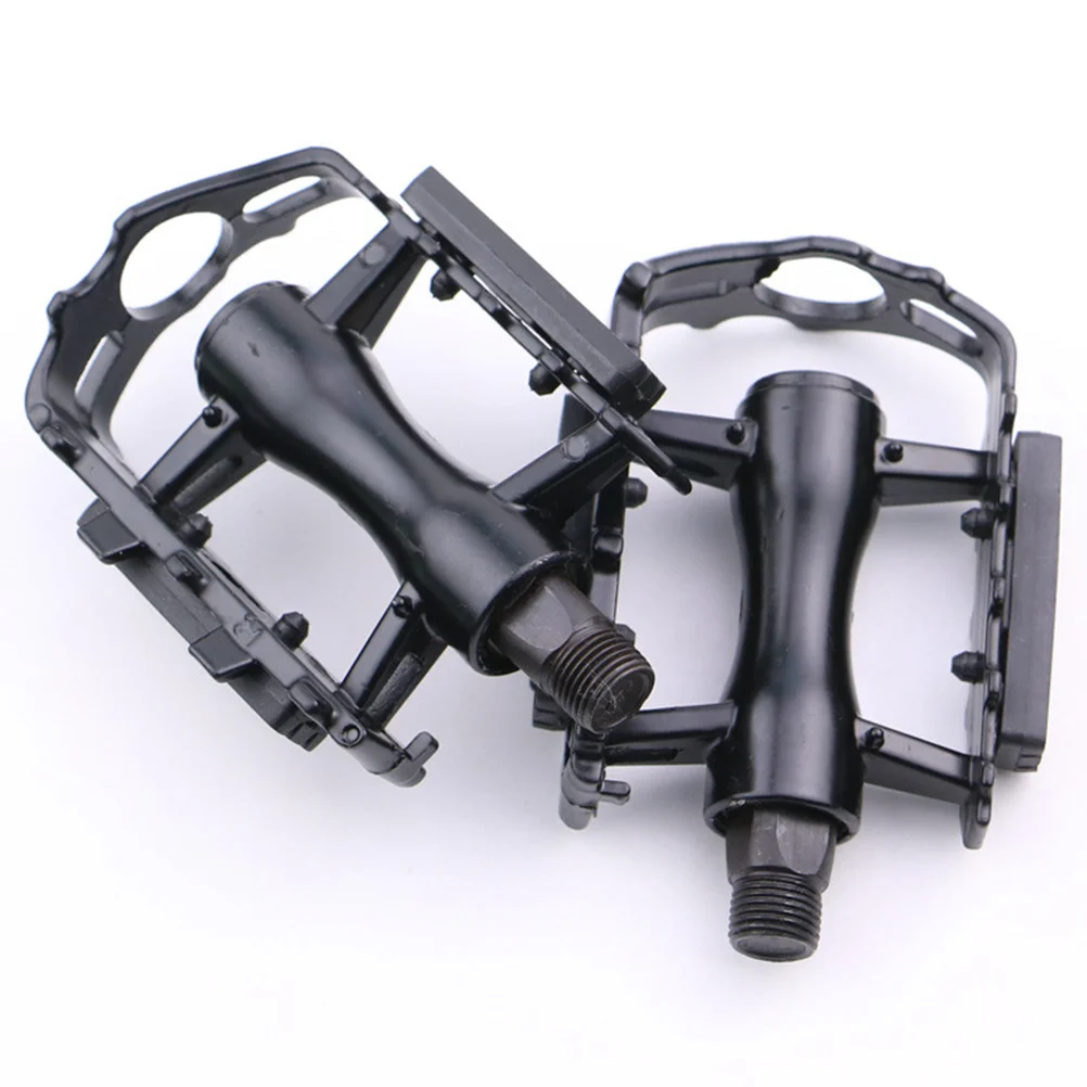 2Pcs Aluminum Non-Slip Mountain Bike Pedals Flat Platform Pedal Quick Rotation Universal for Pedal for