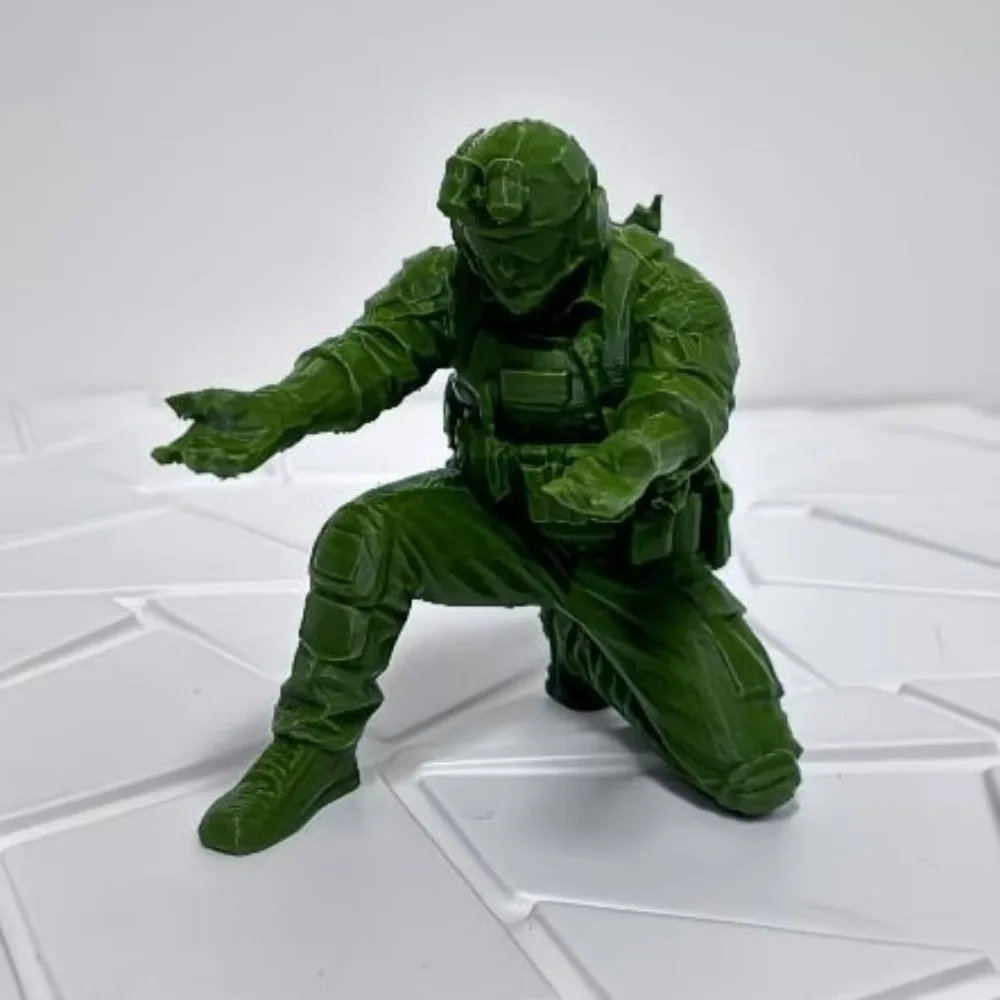 Creative Unique Soldier Pen Holder Special Forces Figure Stationery Warrior Ornament Plastic Pencils Desk Organizer Home Office